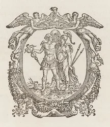 Druckerzeichen verwendet von Gualtiro Scotto Druckern in Venedig zwischen 1550 und 1555
